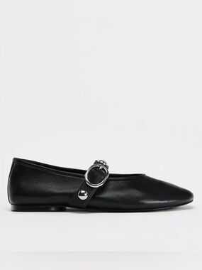 Zara studded strap Mary Janes